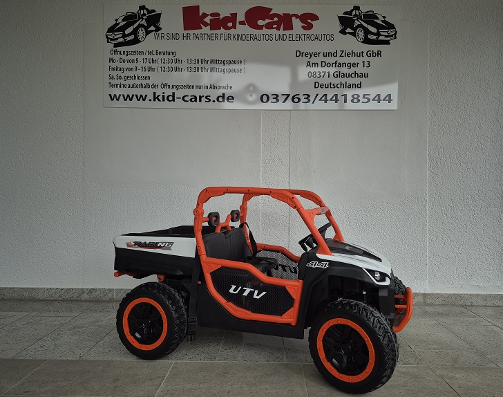Kinder Elektroauto UTV Truck 4x4 Allrad mit Ladefläche 24V elektrisches Kinderauto 