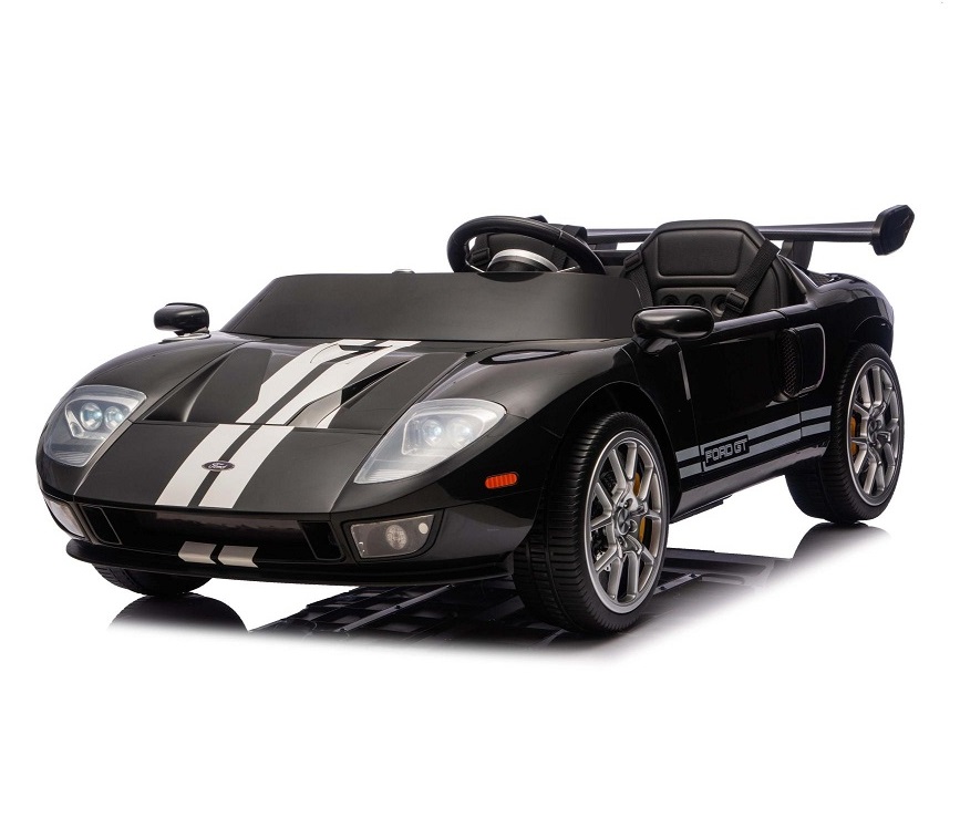 Kinderauto elektrisch 24 Volt Ford GT Sportwagen Elektrofahrzeug bis 13 km/h in schwarz