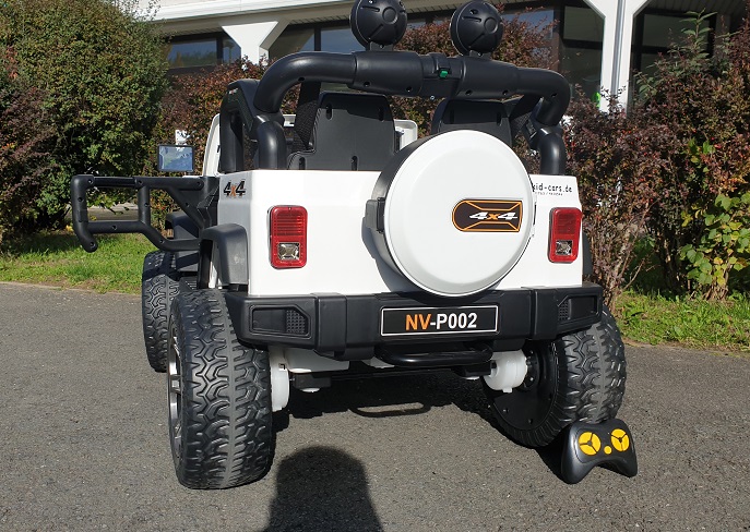 Kinderfahrzeug 2-Sitzer elektrisch Jeep US Army 12V Doppelsitzer ATV