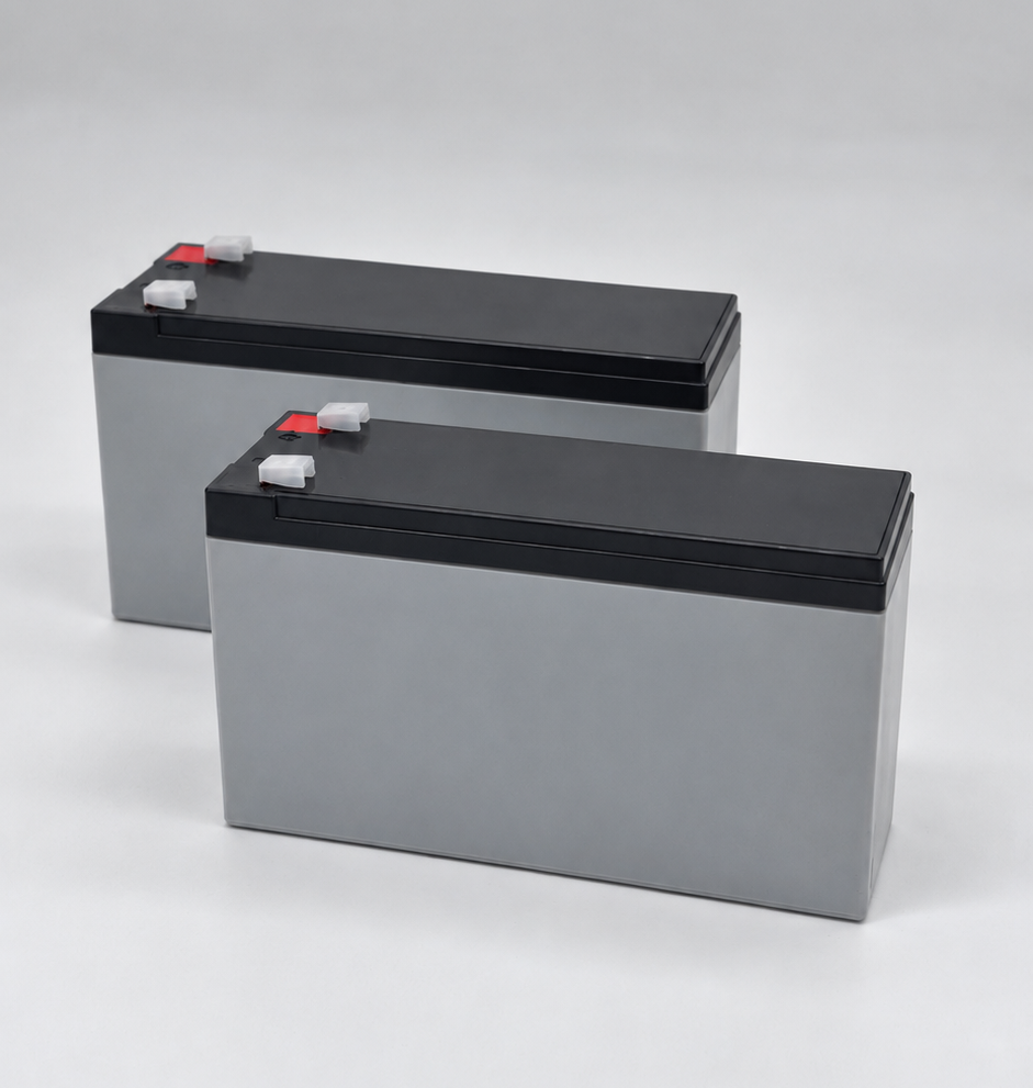 Batterie Set 2x 12V 7.2Ah ( für unseren 24V elektro Buggy und 24V Power Traktor )