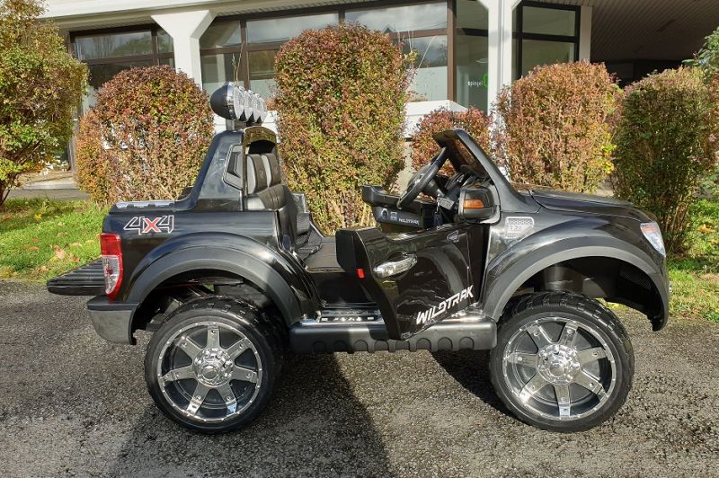 Kinderauto elektrisch Ford Ranger 12V in schwarz 2-Sitzer Jeep Kinderfahrzeug