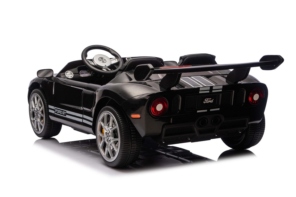 Kinderauto elektrisch 24 Volt Ford GT Sportwagen Elektrofahrzeug bis 13 km/h in schwarz