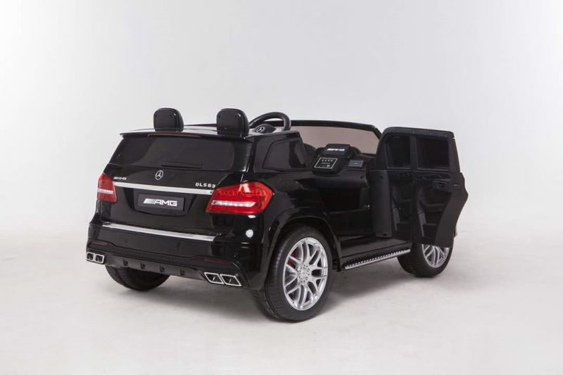 Kinderfahrzeug elektrisch 12V Mercedes GLS 2-Sitzer in schwarz mit 45 Watt Motoren 